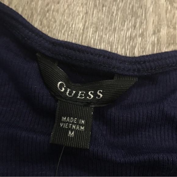 New With Tags - Guess Ribbed Long Sleeved Bodysuit 2010s - Picture 4 of 4